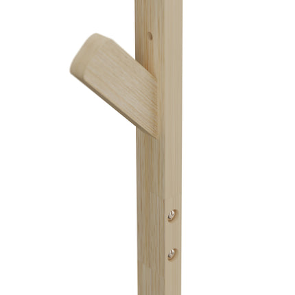 Bambusa drēbju pakaramais, rullējams