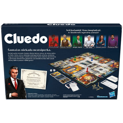 Cluedo klasiskā noslēpumu spēle (lietuviešu valodā)