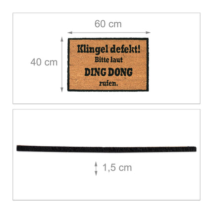 Kokosriekstu paklājs DING DONG