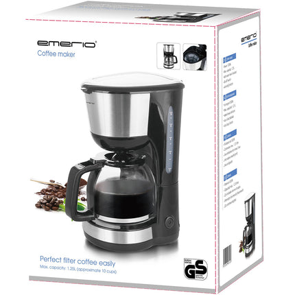 Coffee maker 1000Watt 1.25l stainless