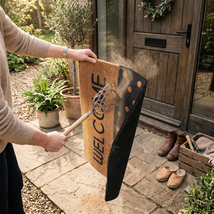 Coir Welcome Doormat, Non-Slip, 60x40 cm, Indoor/Outdoor