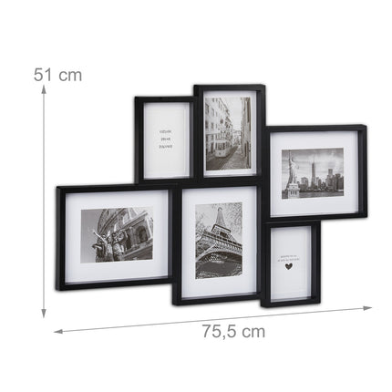 Kolāžas foto rāmis 6 fotogrāfijām