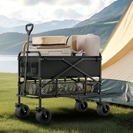 Collapsible Double Decker Wagon, 400L, 450 lb Capacity