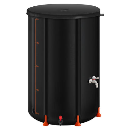 Collapsible Rain Barrel 380L, 1000D PVC, Spigot Kit
