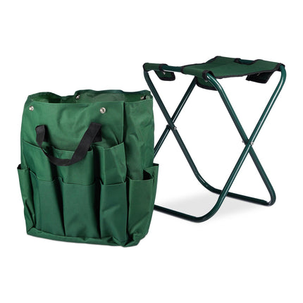 Collapsible pallet for garden tools