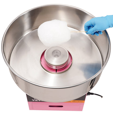 Commercial Cotton Candy Machine, 1000W, Pink