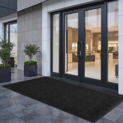 Commercial Door Mat 8 x 4 ft, Indoor Outdoor, Non-Slip PVC Backing