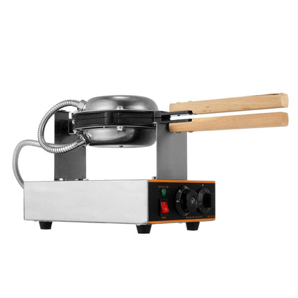Commercial Egg Waffle Maker, 220V 1400W, 180 Swivel