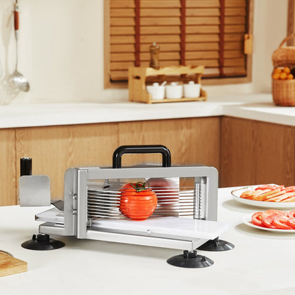 Commercial Tomato Slicer, 1/4-Inch Manual Stainless Steel