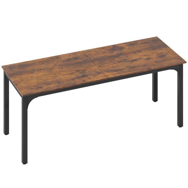 Datorgalds 200 x 60 cm, industriāls, rustikāls brūns, tērauda rāmis