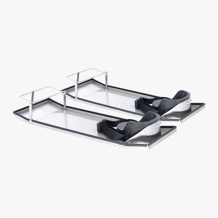 Concrete Knee Boards, Stainless Steel, 30 x 10 in, 2-Pack