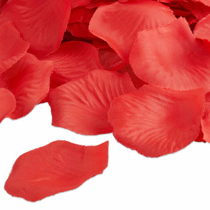 Konfeti lielgabala sarkanas rožu ziedlapiņas