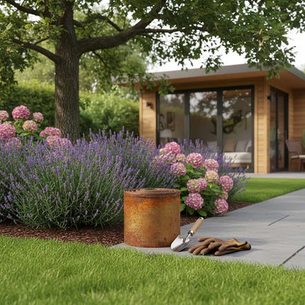 Corten Steel Lawn Edging – Flexible Garden Border