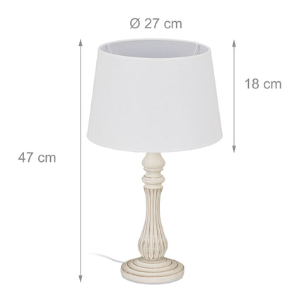 Lauku stila galda lampa