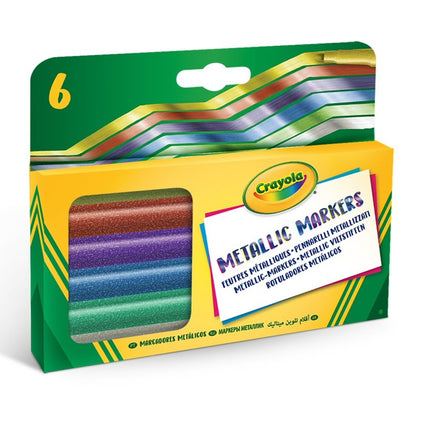 Crayola 6 metāliskie marķieri