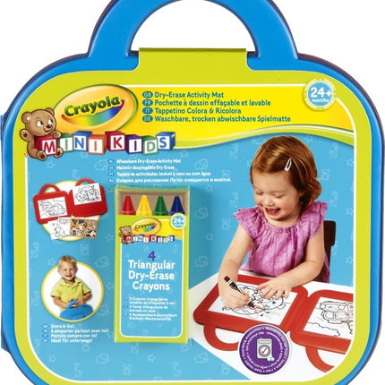 Crayola Minikids sausās dzēšanas paklājiņš