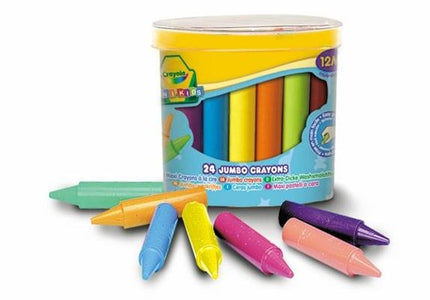Crayola Minikids Jumbo krītiņi, 24 gab.