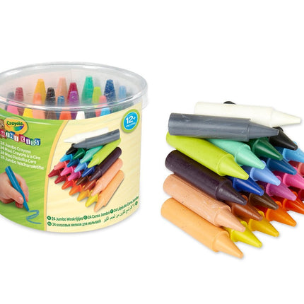 Crayola Minikids Jumbo krītiņi, 24 gab.