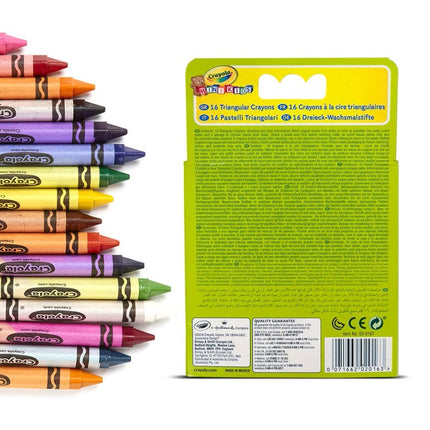 Crayola Minikids trīsstūrveida krītiņi, 16 gab.