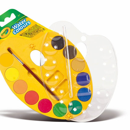 Crayola akvareļu krāsu palete, 12 gab.