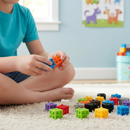 Radoši 3D celtniecības klucīši, 160 gab., ABS plastmasa