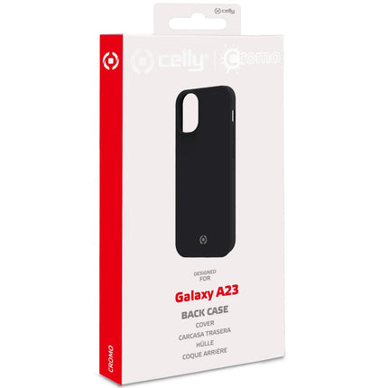 Cromo Soft rubber case Galaxy A23 Black