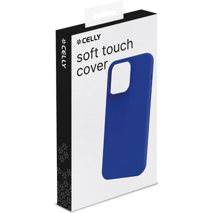 Cromo Soft rubber case iPhone 15 Blue