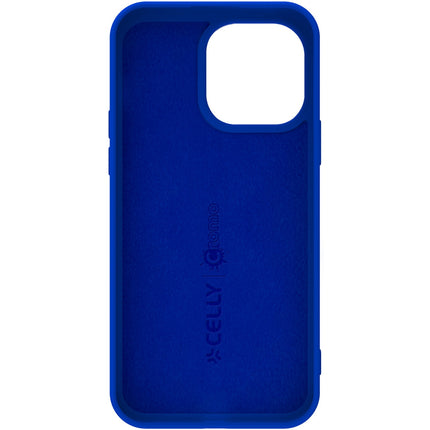 Cromo Soft rubber case iPhone 15 Pro Blue