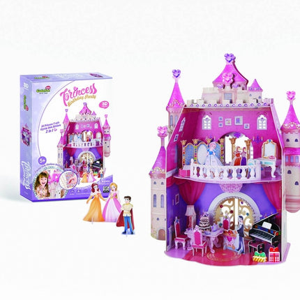 Cubicfun 3D puzle Princeses dzimšanas dienas māja