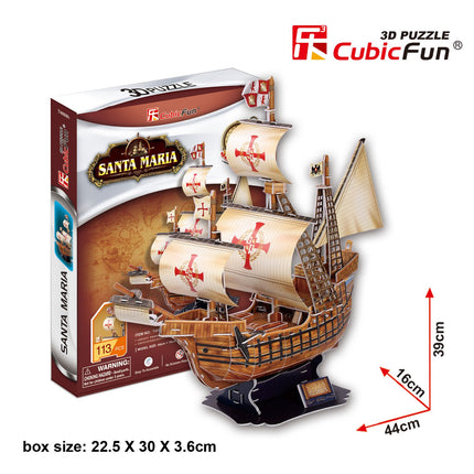 Cubicfun 3D mīkla Santa Maria