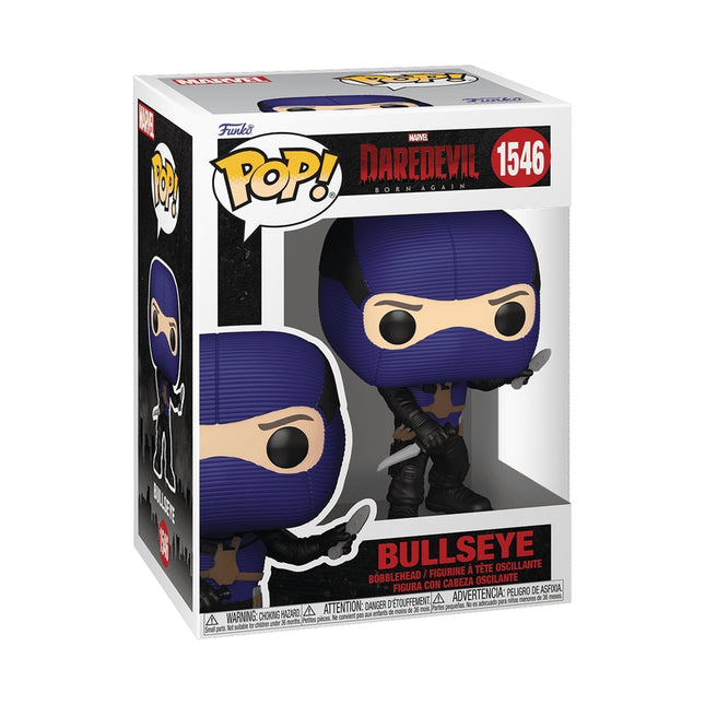 Daredevil Bullseye Funko Pop! vinila figūriņa, kolekcionējama rotaļlieta