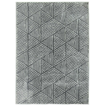 Tumši pelēks mazgājams viesistabas paklājs - 150 x 80 cm