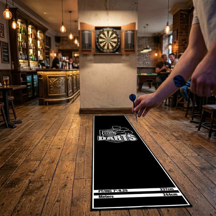 Dart Mat with Official Oche Line, 60 x 260 cm