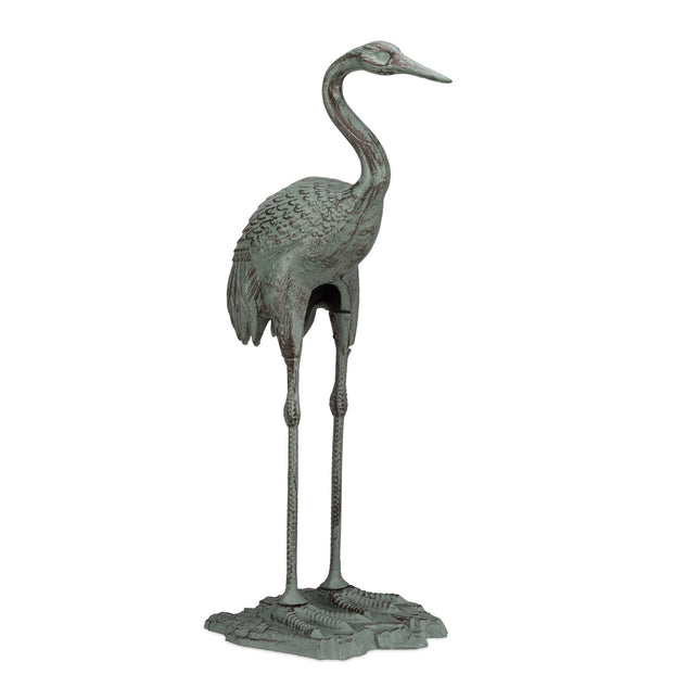 Dekoratīva čuguna celtņa statuja