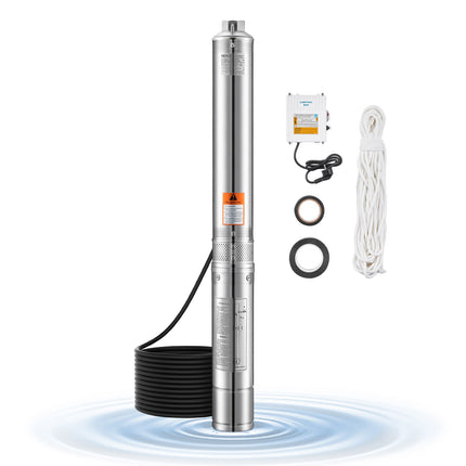 Deep Well Submersible Pump, 1100W, 85 m Head