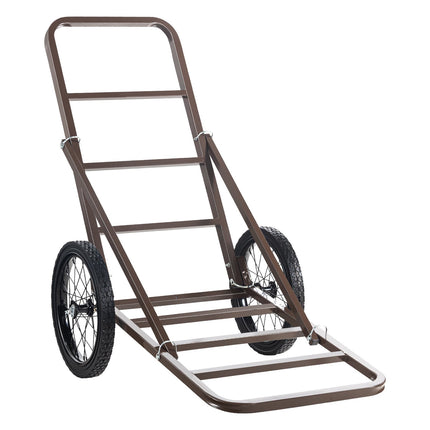 Deer Cart, 300 lb Folding Game Hauler, 15 in Rubber Wheels