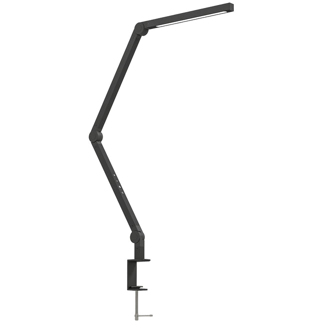 Galda lampa, regulējams spilgtums un krāsa, metāla skava
