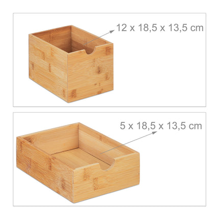 Galda organizators ar 3 atvilktnēm, bambusa MDF