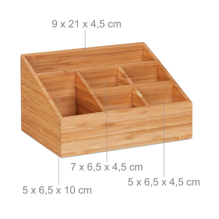 Galda organizators ar 6 nodalījumiem