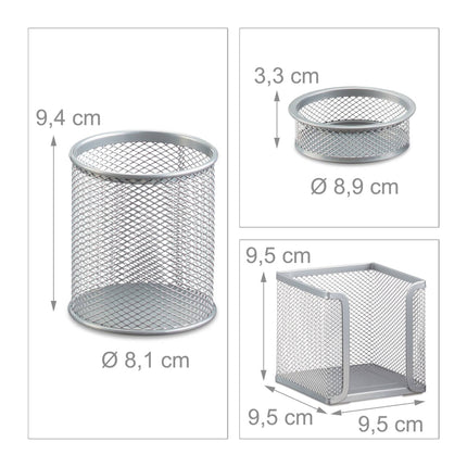 Galda organizatoru komplekts, 3 daļas