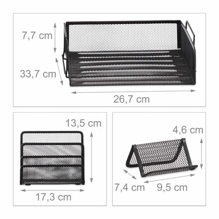 Galda organizatoru komplekts, 7 daļas