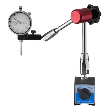 Dial Test Indicator With Magnetic Base, 0.03 mm, 0-25.4 mm