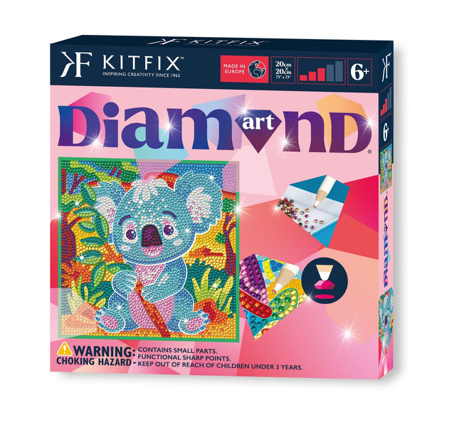 Diamond Art Koala DIY komplekts ar instrumentiem un piederumiem