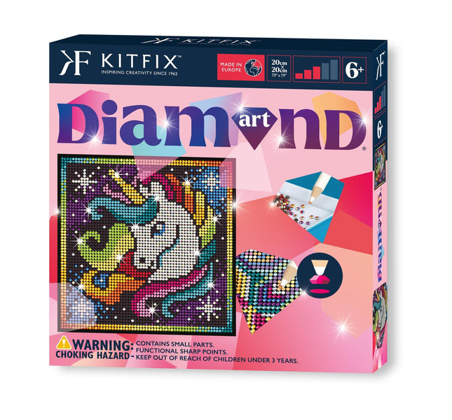 Dimanta mākslas vienradža DIY komplekts ar instrumentiem un piederumiem