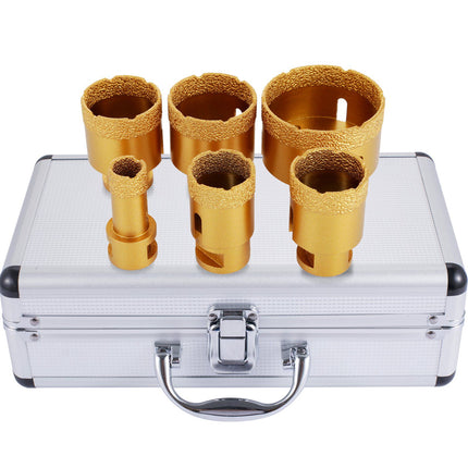 Diamond Hole Saw Set, 6-Piece 20-68mm M14 for Tile