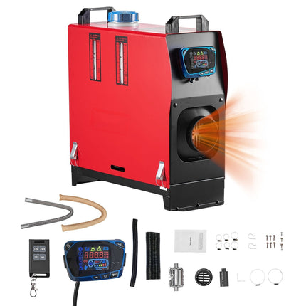 Diesel Air Heater 12-24V 8kW, Remote, LCD Control