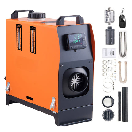 Diesel Air Heater 12V 8KW, LCD Display, Remote Control