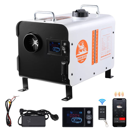 Diesel Air Heater 8kW, 12V-24V, Bluetooth, CO Alarm