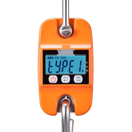 Digital Crane Scale, 880 lb Capacity, LCD, Cast Aluminum