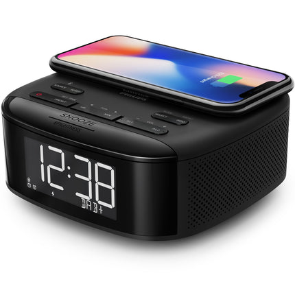 Digital DAB+/FM clock radio QI charging
